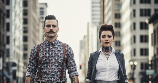 QAURA Lifestylebild Frau und Mann im coolen Outfit