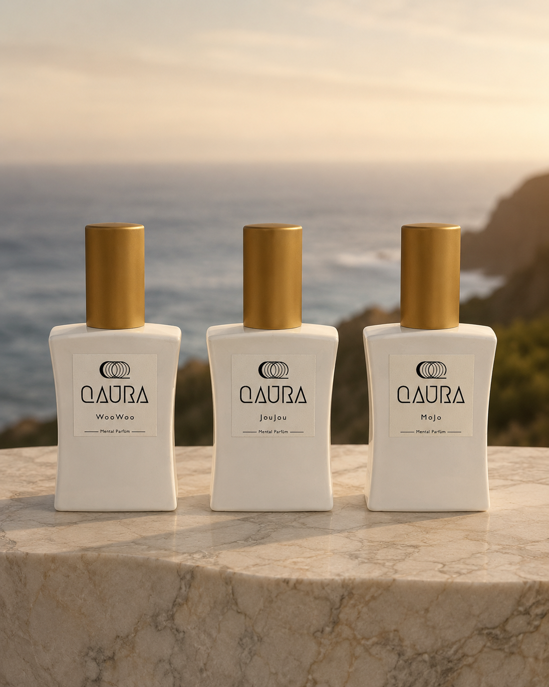 QAURA Ménage-à-trois, alle drei Eau de Parfums in 40 ml