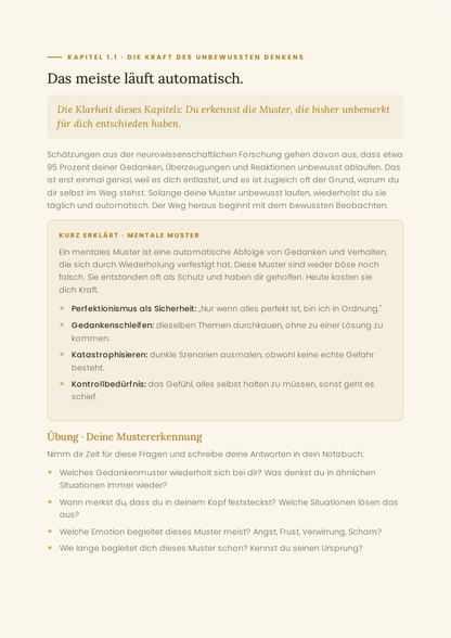 QAURA Homecoming –  Endlich Klarheit | Workbook